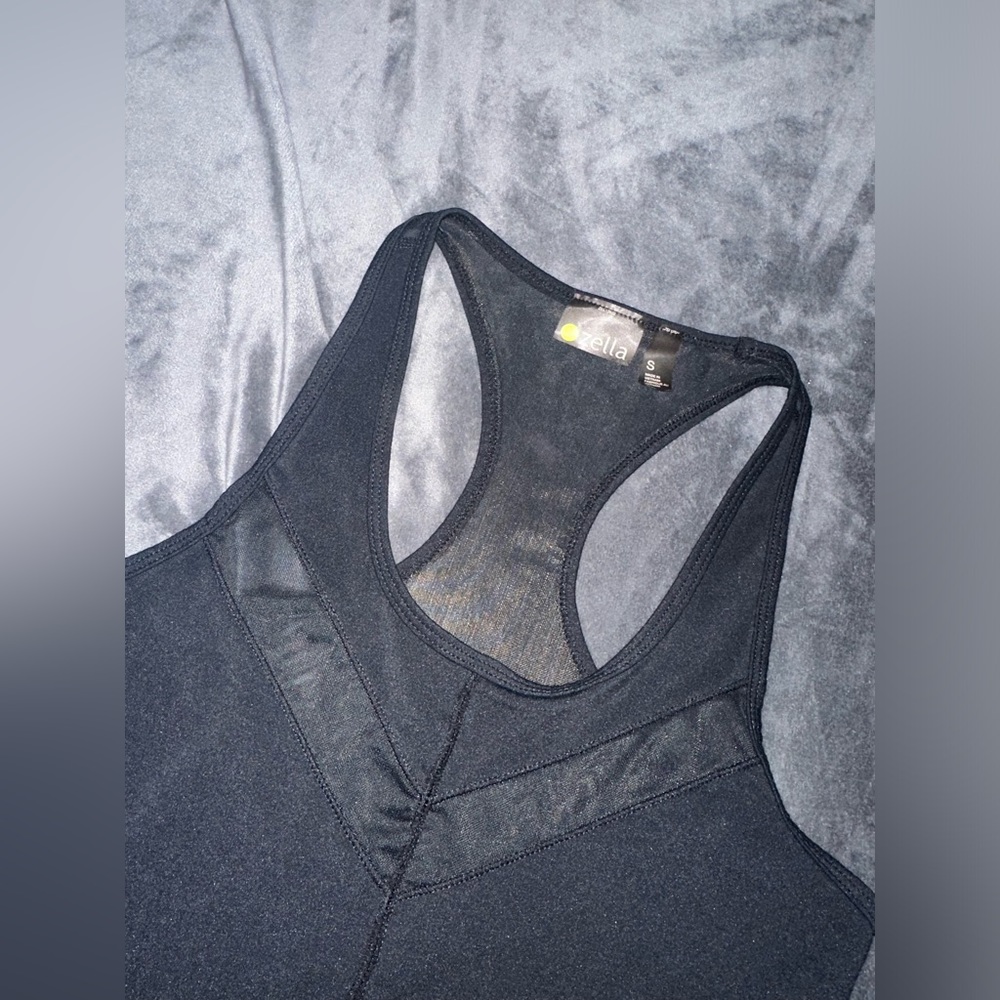 Zella Mesh detail Racer Back Tank - Picture 5 of 6